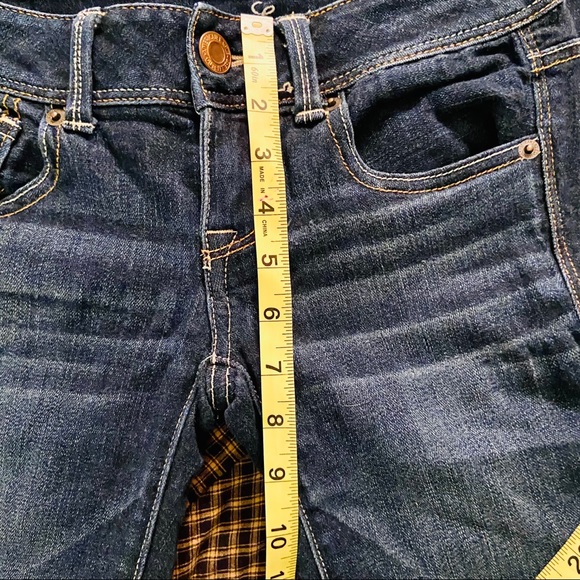 Two American Eagle Slim Boot Jeans Size0 - Picture 6 of 8